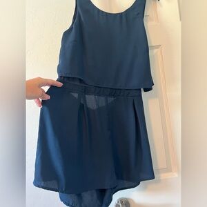 Navy blue Romper